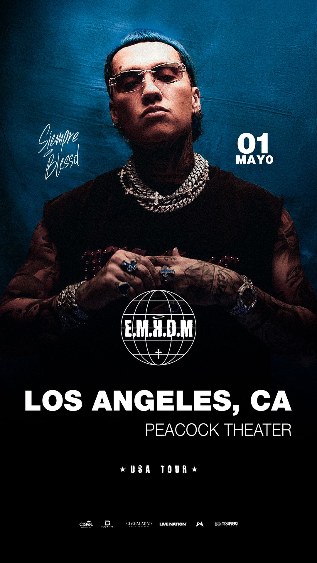 Blessd · El Mejor Hombre Del Mundo USA Tour · Peacock Theater